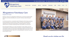 Desktop Screenshot of morgantownvetcare.com